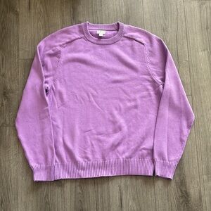 J. Crew Men’s Lilac Crewneck Sweater